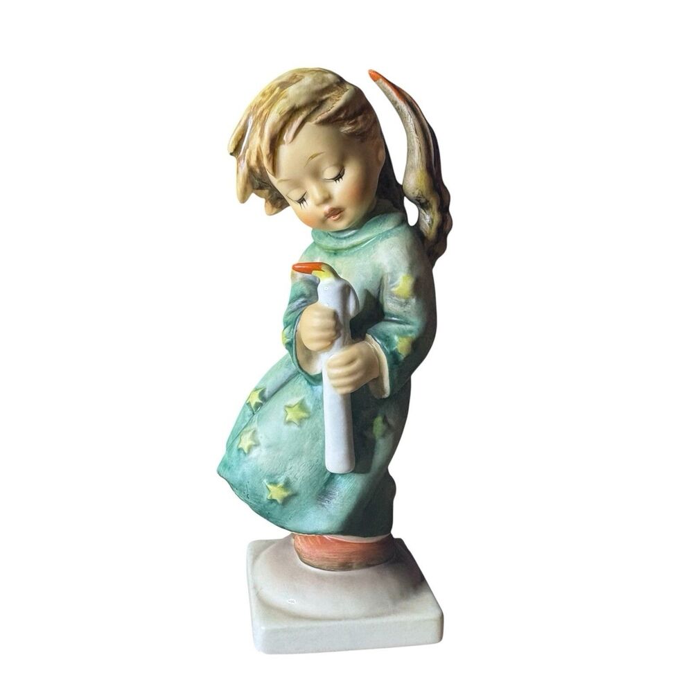 Hummel Heavenly Angel With Candle Figurine, Vintage Goebel